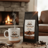 Mocha flavored coffee medium roast with rich chocolate decadence in specialty-grade Arabica beans